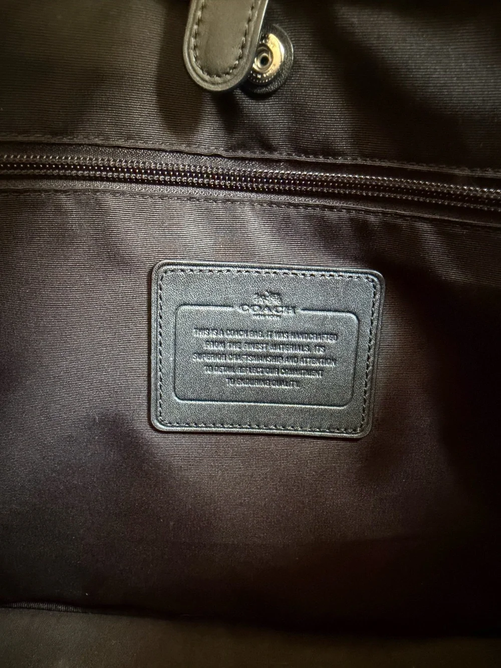 COACH Perry Slim Brief In Signature Canvas Laptop Shoulder Crossbody Bag F54803